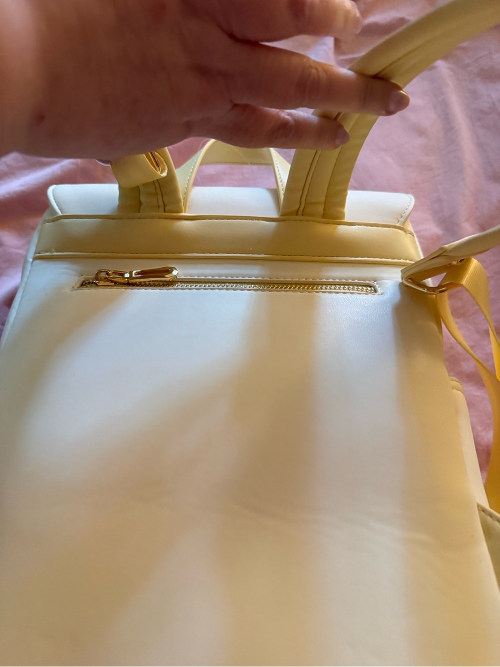 Boxlunch Exclusive Beauty and The Beast Belle & Phillipe Floral Backpack - Picture 4 of 5